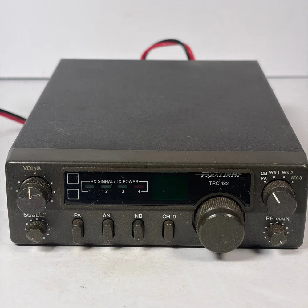 Untested Realistic TRC-482 CB Radio Transceiver 40 Channel Mobile Base Weather